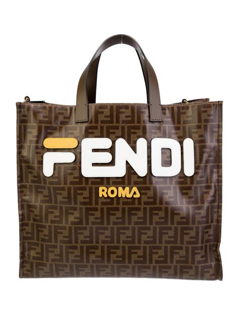 fendi fila tote bag|shopper fendi fila.